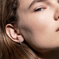 Fine lab grown diamonds hoop earrings by Formes, with Kornelija Tocionyte