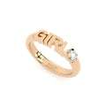 STACKABLE GIRL RING with lab grown diamonds by Formes