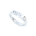 STACKABLE GIRL RING with lab grown diamonds by Formes
