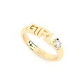 STACKABLE GIRL RING with lab grown diamonds by Formes