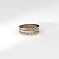 golden girl ring with lab grown diamond designed by Formes