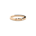 golden girl ring with lab grown diamond designed by Formes