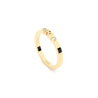 golden girl ring with lab grown diamond designed by Formes