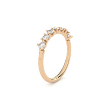 half eternity band with diamonds from DUO collection by Formes