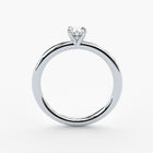 handmade lab grown diamond solitaire engagement ring by Formes