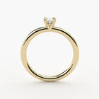 handmade lab grown diamond solitaire engagement ring by Formes