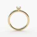 handmade lab grown or natural diamond solitaire engagement ring by Formes