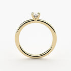 handmade lab grown or natural diamond solitaire engagement ring by Formes