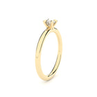 handmade lab grown diamond solitaire engagement ring by Formes