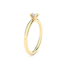 handmade lab grown diamond solitaire engagement ring by Formes