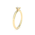 handmade lab grown or natural diamond solitaire engagement ring by Formes