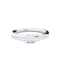 handmade lab grown diamond solitaire engagement ring by Formes