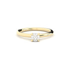 handmade lab grown or natural diamond solitaire engagement ring by Formes