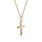 handmade cross pendant with lab grown or natural diamonds by Formes