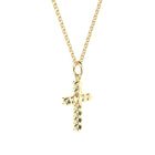 handmade cross pendant with lab grown or natural diamonds by Formes