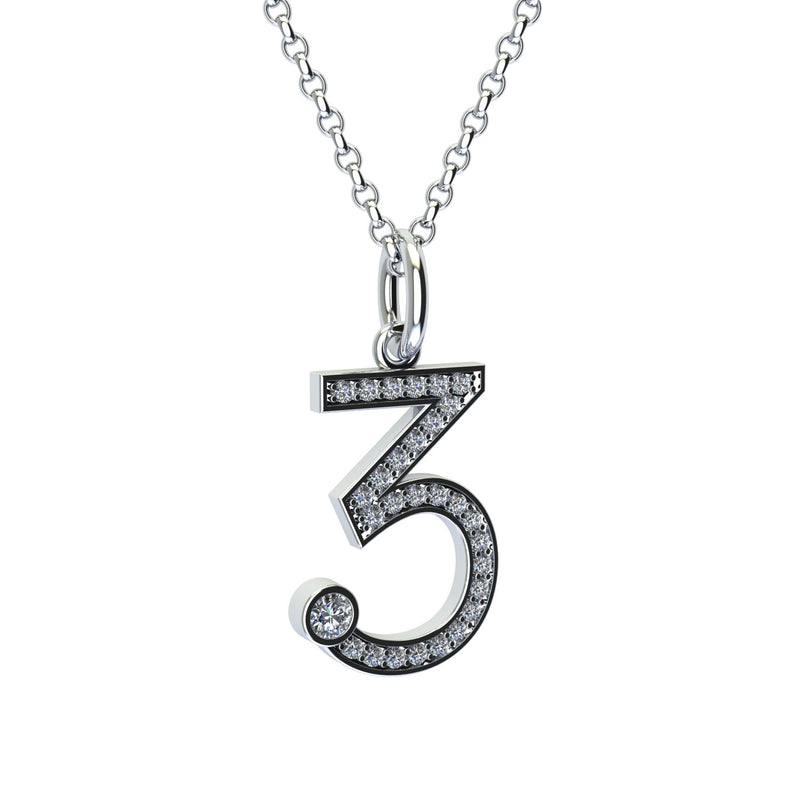 NUMBER 3 PENDANT