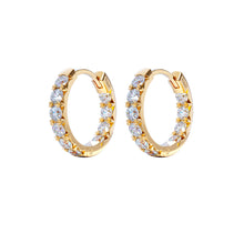 diamond hoops yellow