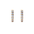 diamond hoops yellow