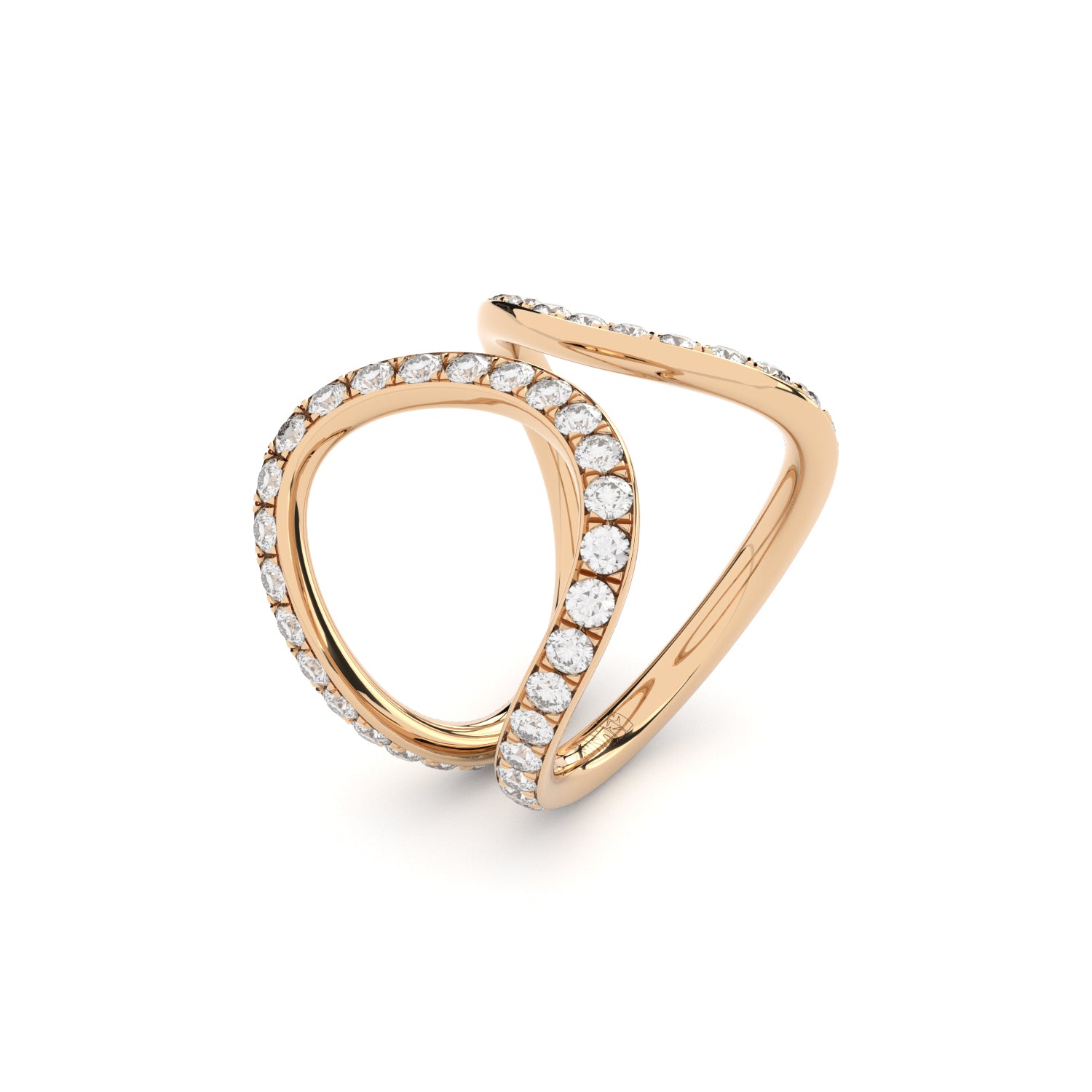 Embrace ring and ear cuff in one