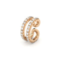 diamond double ear cuff Formes