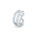 diamond double ear cuff Formes