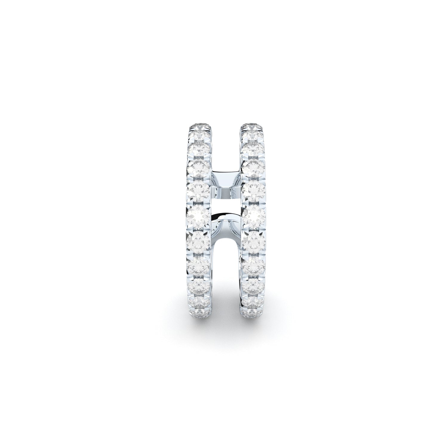 diamond double ear cuff Formes