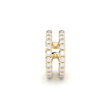 diamond double ear cuff Formes