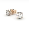 fine lab grown diamonds studs inverted diamonds