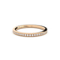 lab grown or natural diamonds eternity band rounded profile by Formes