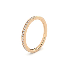 lab grown or natural diamonds eternity band rounded profile by Formes