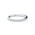 lab grown or natural diamonds eternity band rounded profile by Formes