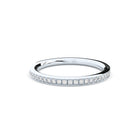 lab grown or natural diamonds eternity band rounded profile by Formes