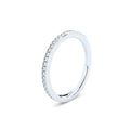 lab grown or natural diamonds eternity band rounded profile by Formes
