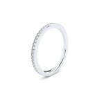 lab grown or natural diamonds eternity band rounded profile by Formes