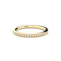 lab grown or natural diamonds eternity band rounded profile by Formes
