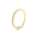 lab grown or natural diamonds eternity band rounded profile by Formes