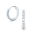 luxury hoop earrings with diamonds by Formes