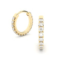 Fine lab grown diamonds hoop earrings by Formes, with Kornelija Tocionyte