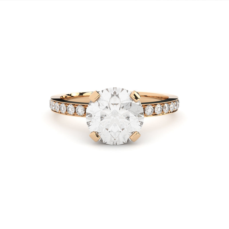 lab grown diamonds modern solitaire ring 2 ct by formes