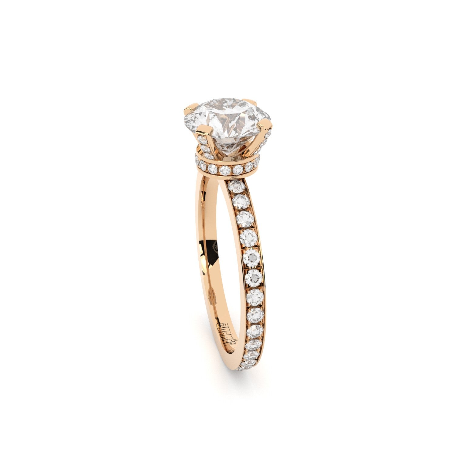 lab grown diamonds modern solitaire ring 2 ct by formes
