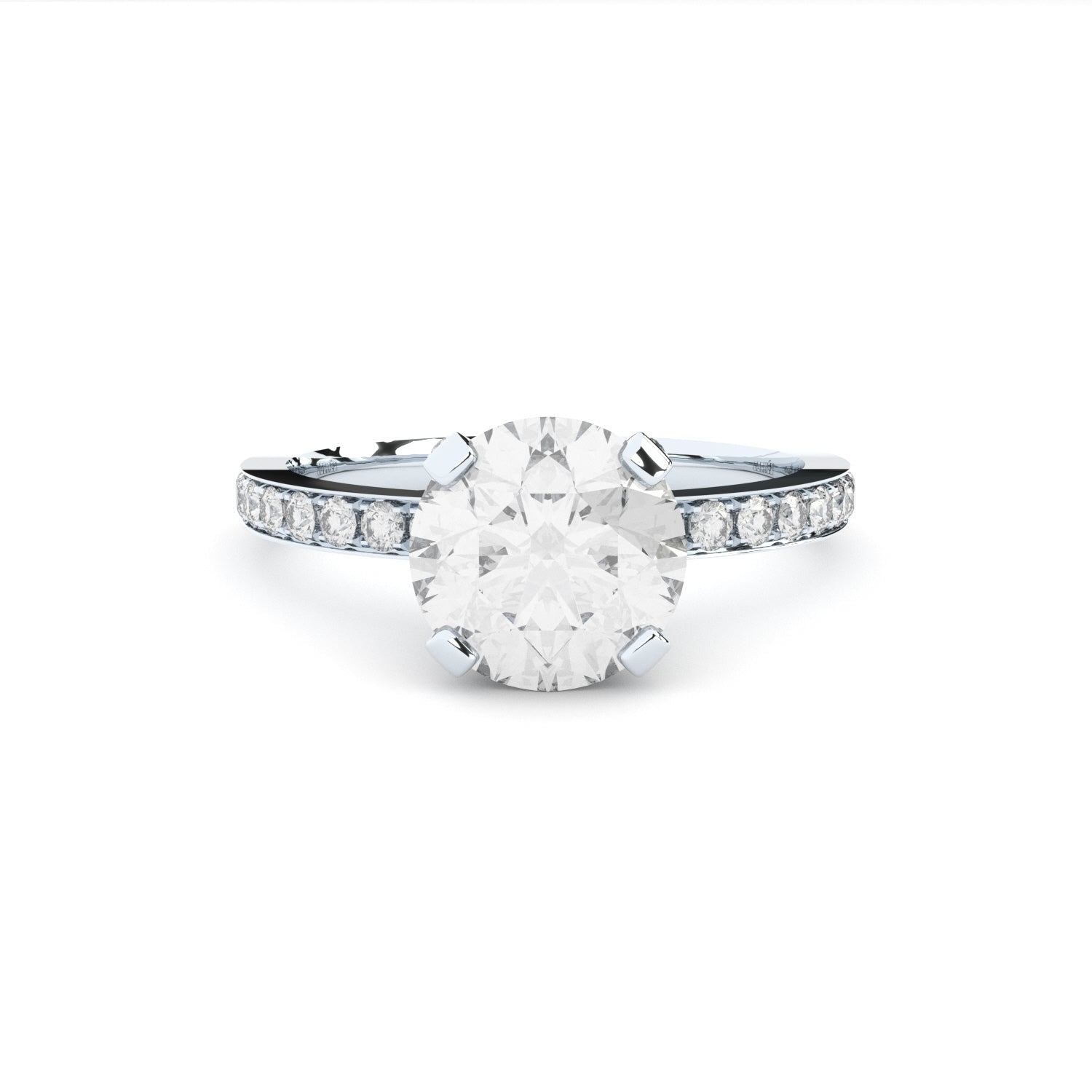 lab grown diamonds modern solitaire ring 2 ct by formes