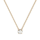 lab grown diamond necklace edgy style sun formes