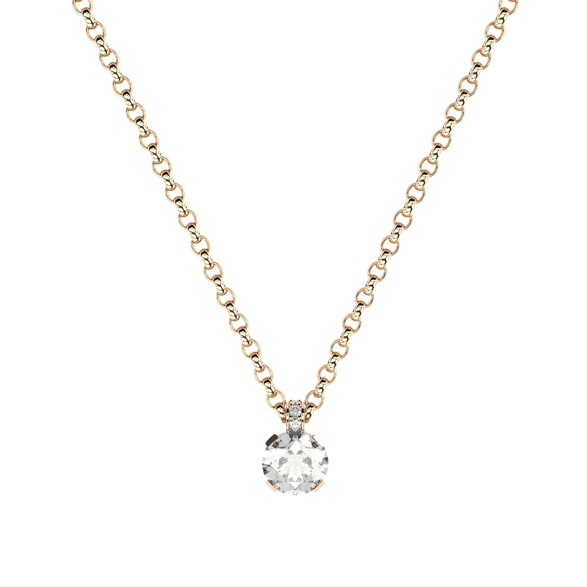 lab grown or natural diamond pendant formes