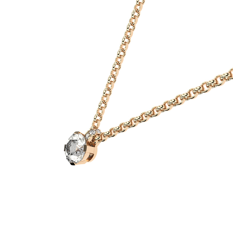 lab grown or natural diamond pendant formes