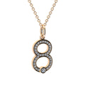 lab grown diamonds pendant number 8