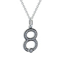 lab grown diamonds pendant number 8