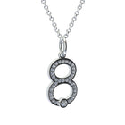 lab grown diamonds pendant number 8