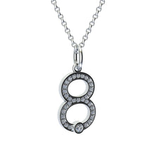 lab grown diamonds pendant number 8