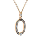 lab grown diamonds number 0 pendant