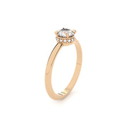 lab grown or natural diamonds ring sun with inverted diamonds formes